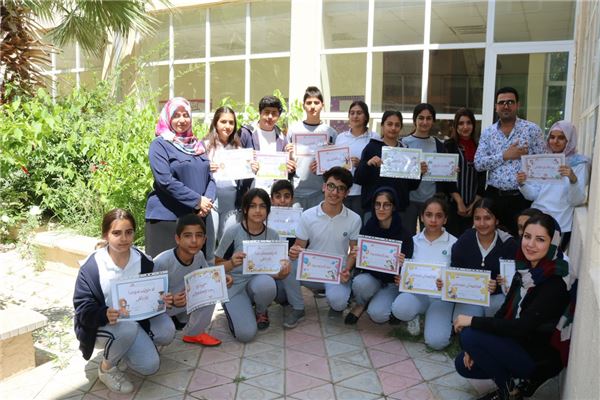 FMIS STUDENTS RECEIVE PERFORMANCE CERTIFICATES FOR THE KURDISH LANGUAGE